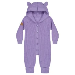 Metsola Jumpsuitit|Merinovillavaatteet>BEAR KNIT -MERINOVILLAHAALARI VAUVALLE | ICY LILAC