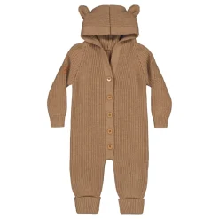 Metsola Merinovillavaatteet|Jumpsuitit>BEAR KNIT -MERINOVILLAHAALARI VAUVALLE | PEANUT BUTTER