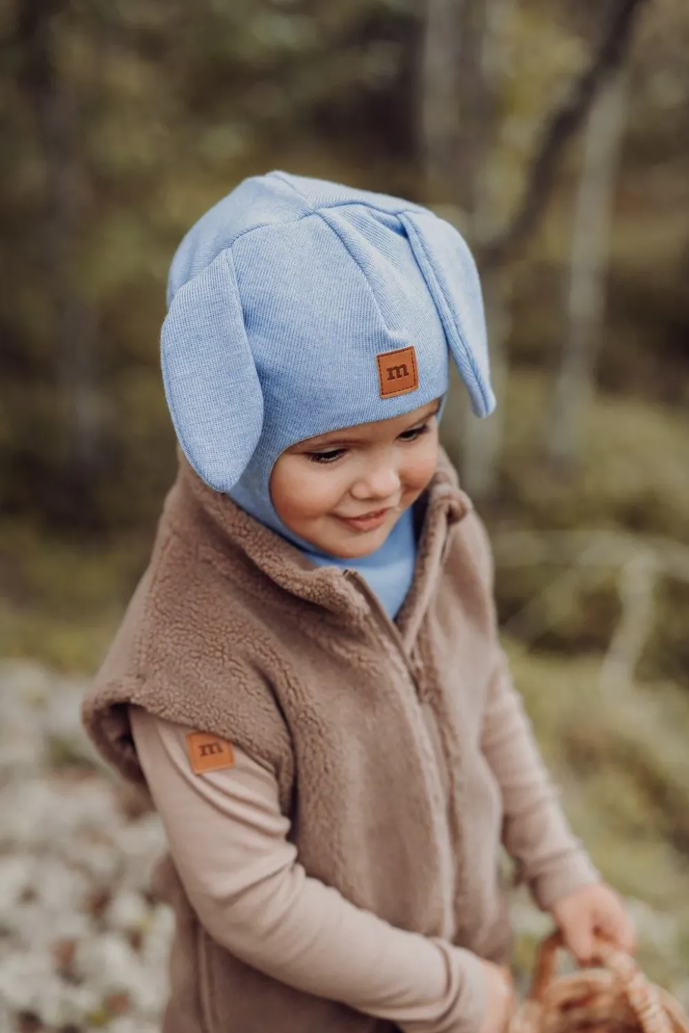 Metsola Päähineet Ja Huivit|Merinovillapipot>BUNNY HELMET -MERINOVILLA KYPÄRÄMYSSY | SKY