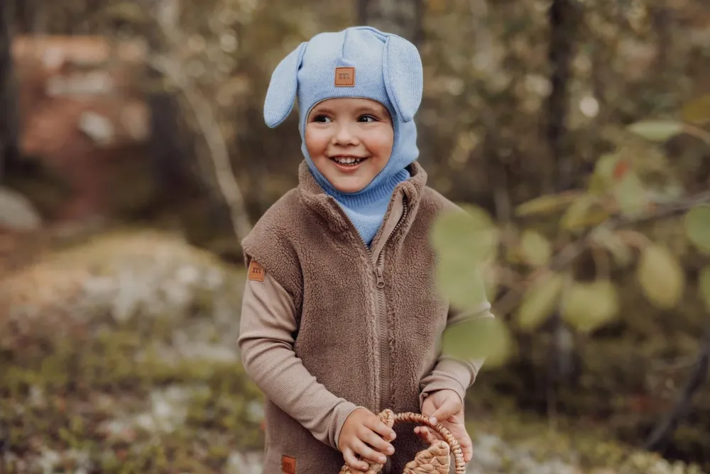Metsola Päähineet Ja Huivit|Merinovillapipot>BUNNY HELMET -MERINOVILLA KYPÄRÄMYSSY | SKY