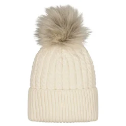 Metsola Päähineet Ja Huivit|Samanlaiset Asut Lapsen Kanssa>CABLE BEANIE -PALMIKKOPIPO, MERINOVILLA | CREAMY