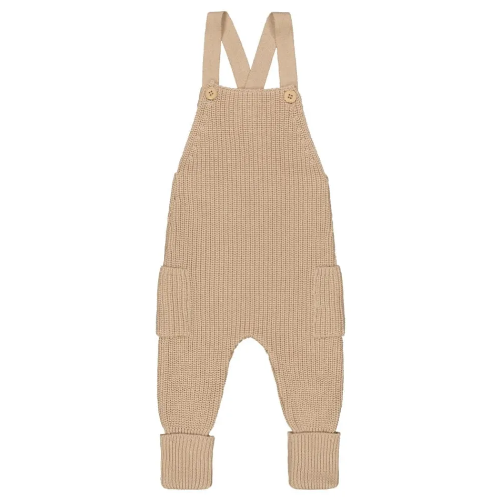 Metsola Housut & Legginsit|Housut & Legginsit>COTTON KNIT DUNGAREES -LAPPUHAALARI | MOONLIGHT