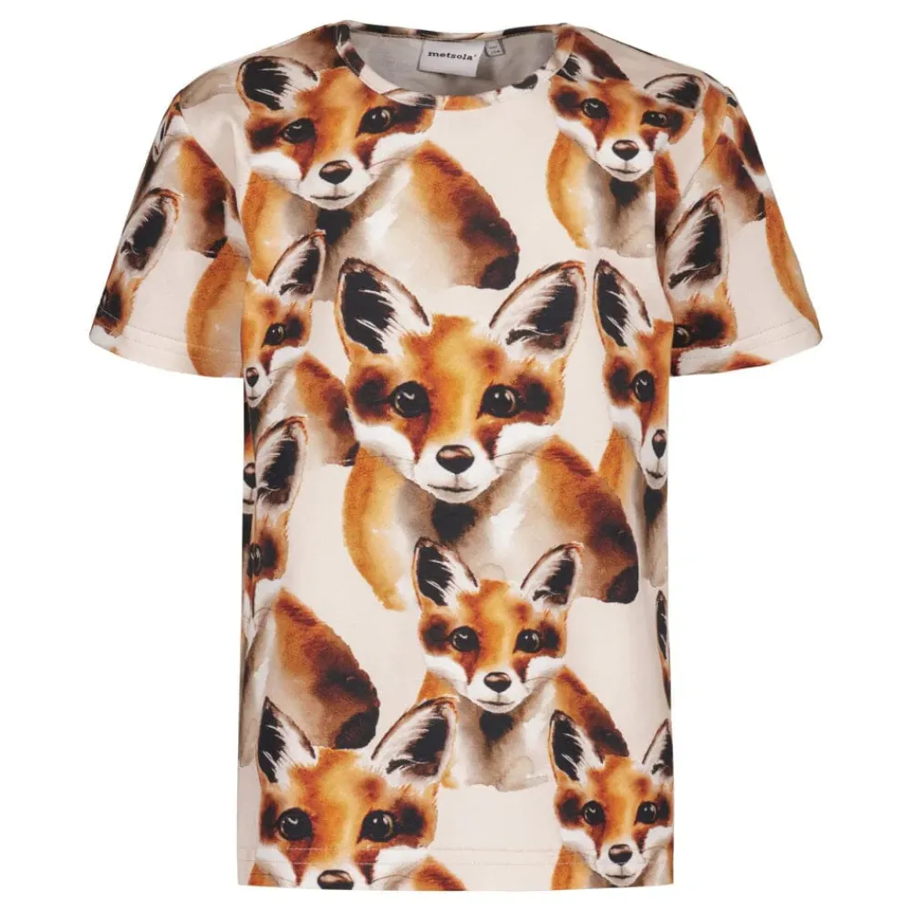 Metsola Klassikot|Paidat>FOX CREAM -T-PAITA