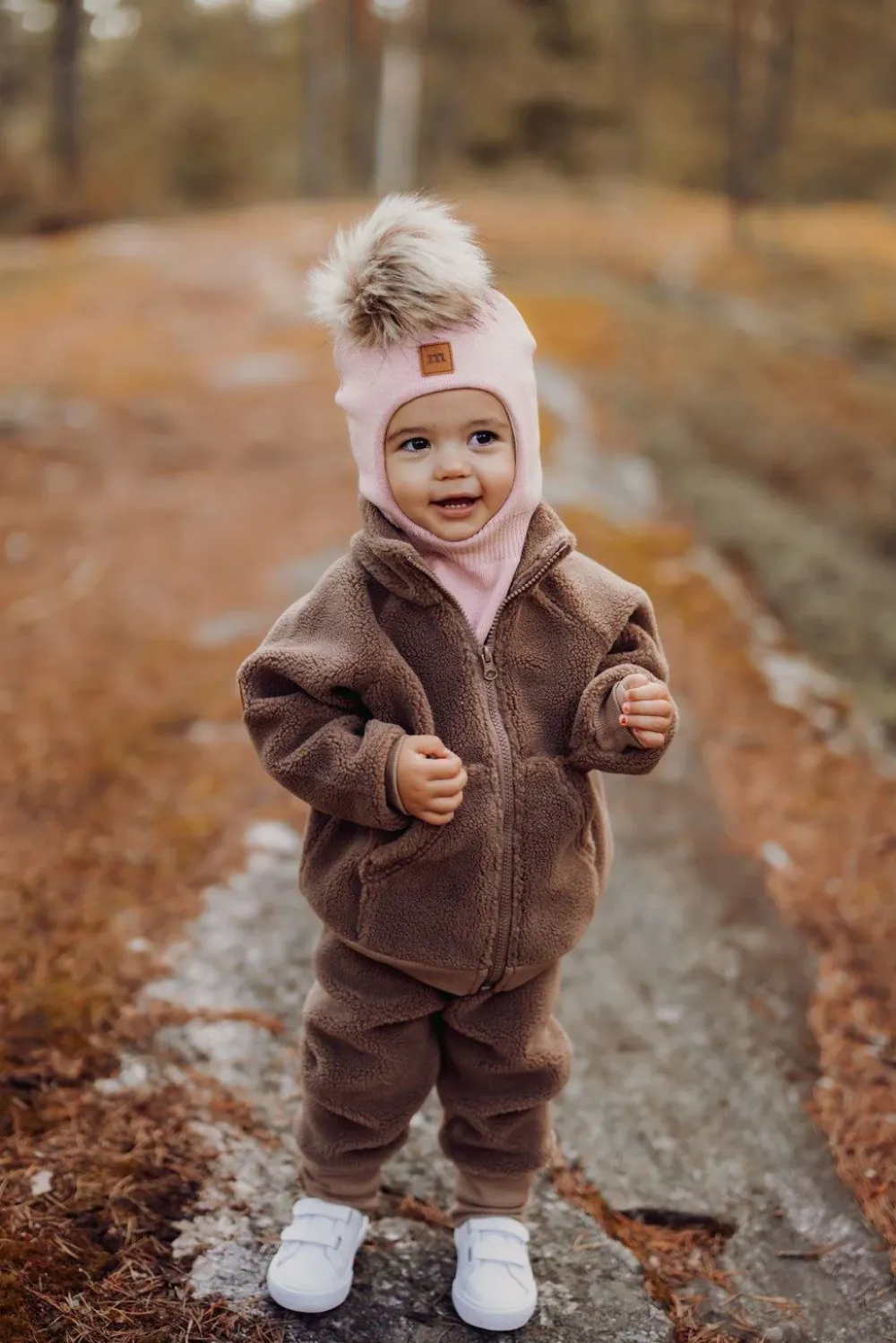 Metsola Päähineet Ja Huivit|Päähineet>FUR POM POM -KYPÄRÄMYSSY, MERINOVILLA | HEARTY PINK