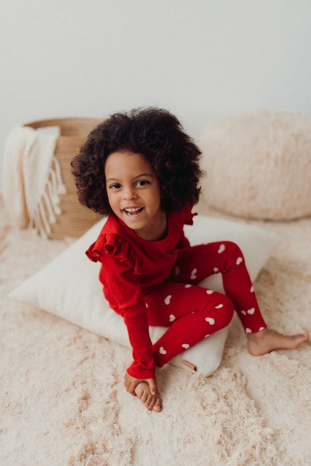 Metsola Housut & Legginsit|Housut & Legginsit>HEART SONG RIB -LEGGINGSIT | POPPY
