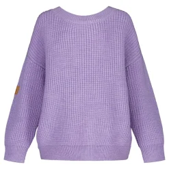 Metsola Paidat|Merinovillavaatteet>KNIT JUMPER -LASTEN MERINOVILLANEULE | ICY LILAC