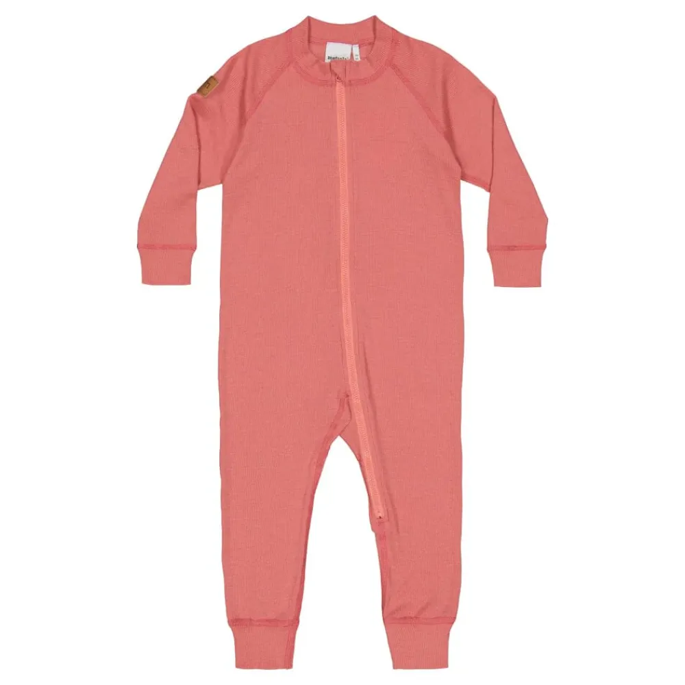 Metsola Merinovillavaatteet|Jumpsuitit>MERINO RIB -MERINOVILLAHAALARI | RASPBERRY