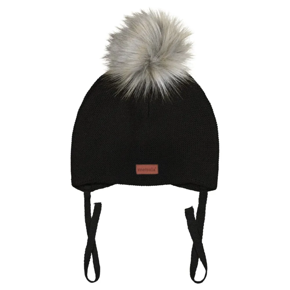 Metsola Päähineet Ja Huivit|Merinovillapipot>MINI CRYSTAL HAT -MERINOVILLAPIPO | BLACK