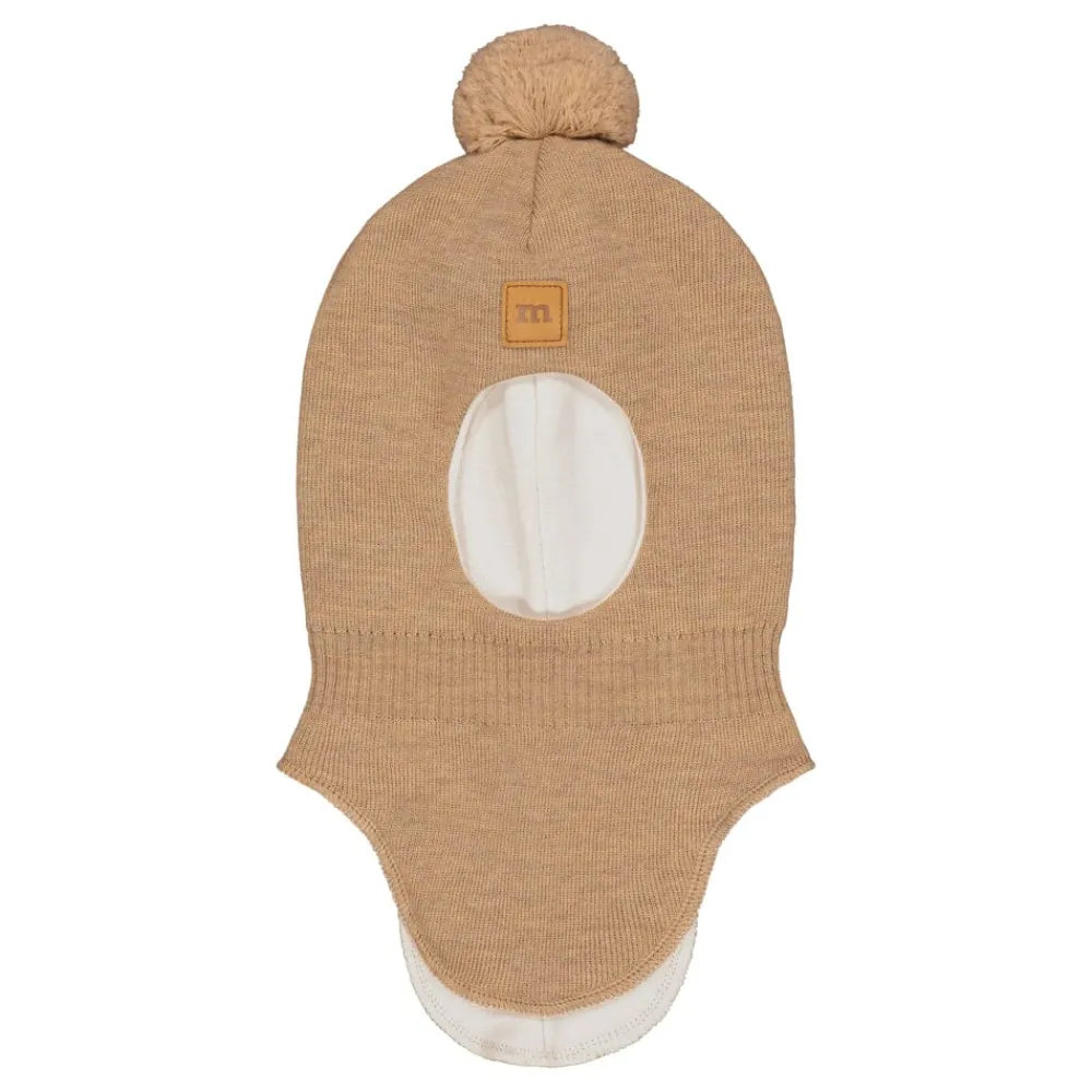 Metsola Päähineet Ja Huivit|Merinovillapipot>POM POM HELMET -KYPÄRÄMYSSY, MERINOVILLA | PEANUT BUTTER