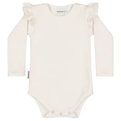 Metsola Bodyt|Bodyt>RIB FRILLA -BODY | CREAMY