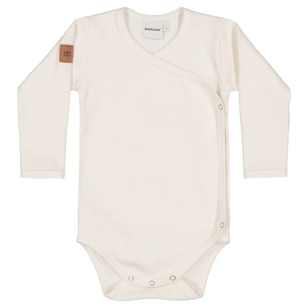 Metsola Bodyt>RIB WRAP -BODY | CREAMY