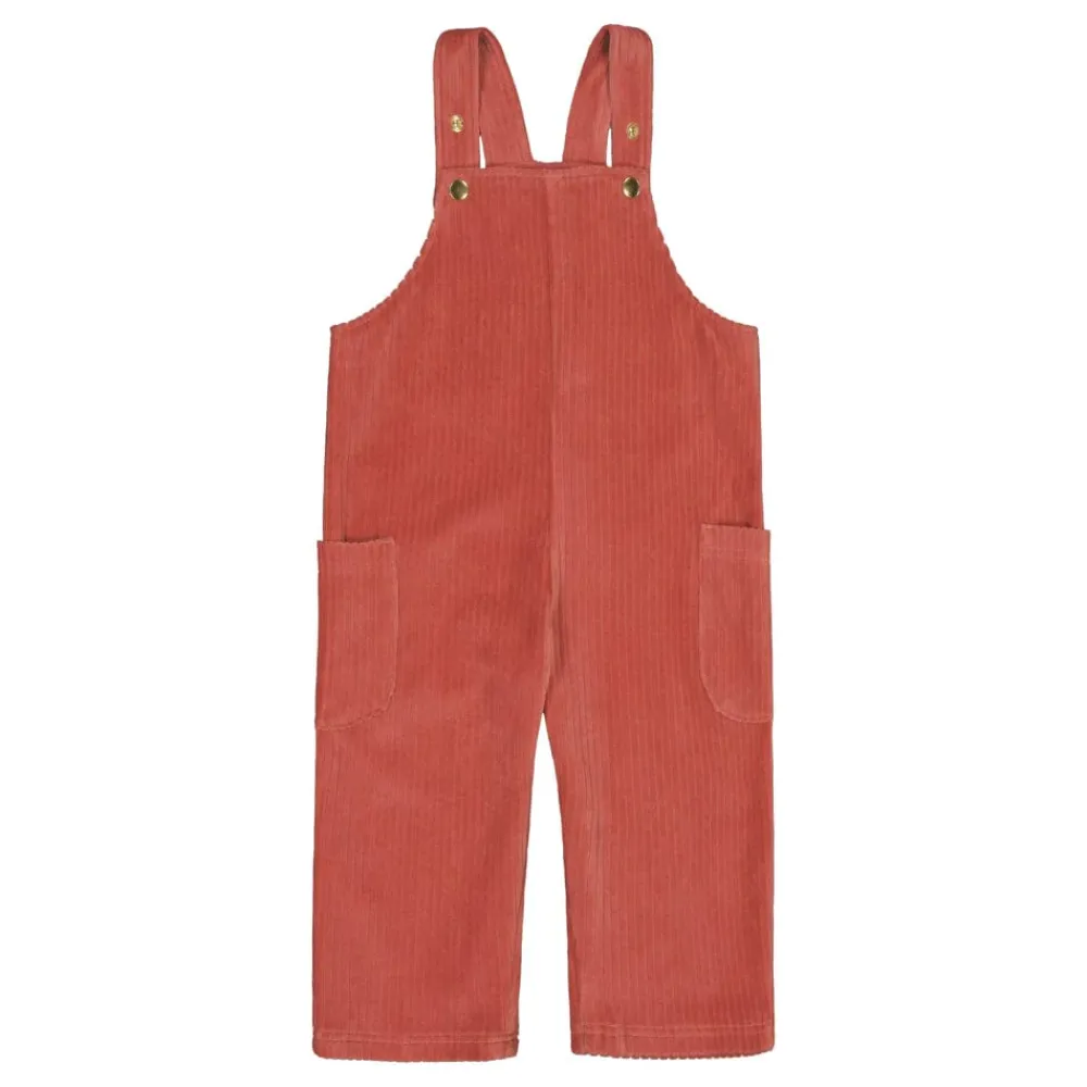 Metsola Housut & Legginsit|Housut & Legginsit>VELOUR OVERALLS -LAPPUHAALARI | RASPBERRY