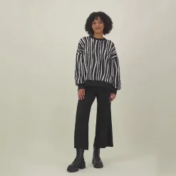 Metsola Kaikki Aikuisten Vaatteet|Housut>WIDE LEG CULOTTES -HOUSUT | BLACK