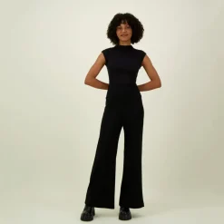 Metsola Kaikki Aikuisten Vaatteet|Housut>WIDE LEG TROUSERS -HOUSUT | BLACK